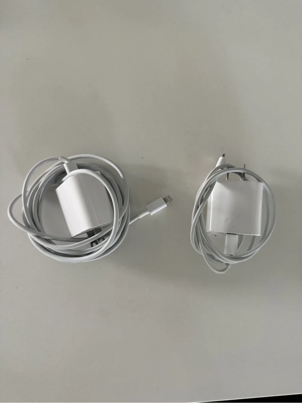 White Lightning USB Charging Cable and Wall Adapter - 2 Pack (10ft and 6ft)